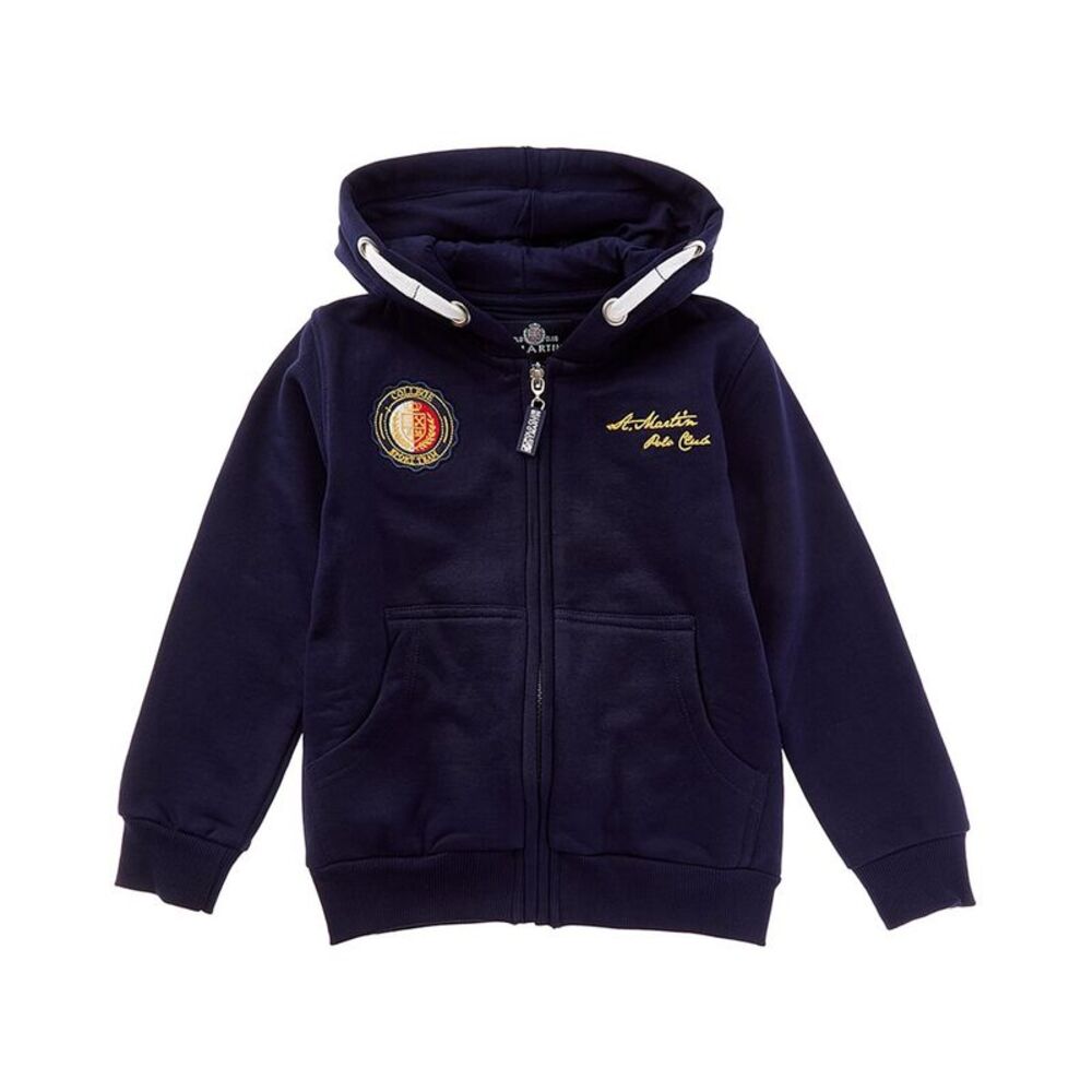 Polo Club St. Martin Boys  Felpa Con Zip Jacket, Blue